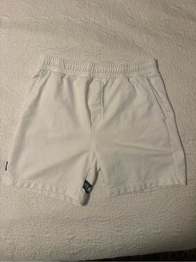 Helmut Lang Striped Logo Shorts